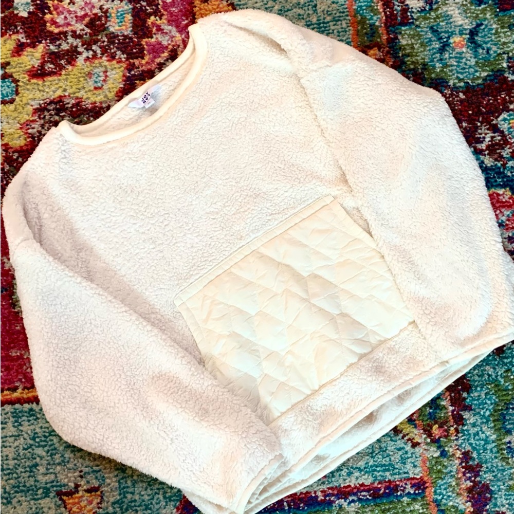 NWOT Joy Lab Pull-Over Fleece/Sherpa Top, Size M